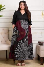 Linfina batik designer dress