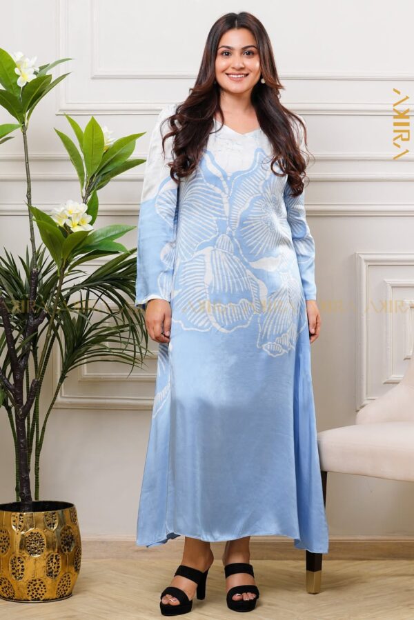 Magnolia mode silk party dress