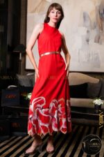 Glimmer Rose Designer Dress