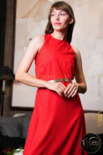 Glimmer Rose Designer Dress