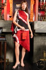 The luxe silk designer party dress