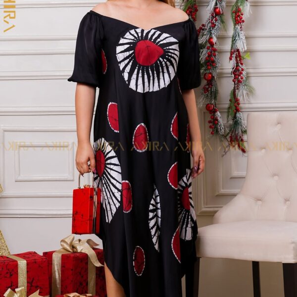 Elegant of luxe silk party dress