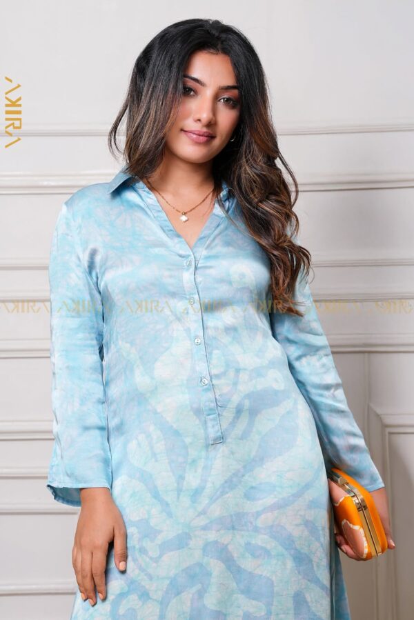 Ocenic Flora Silk Party Dress