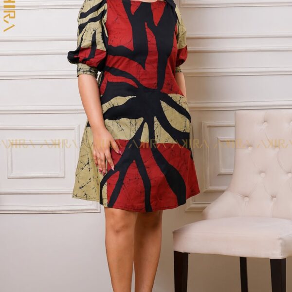 Stella batik designer dress