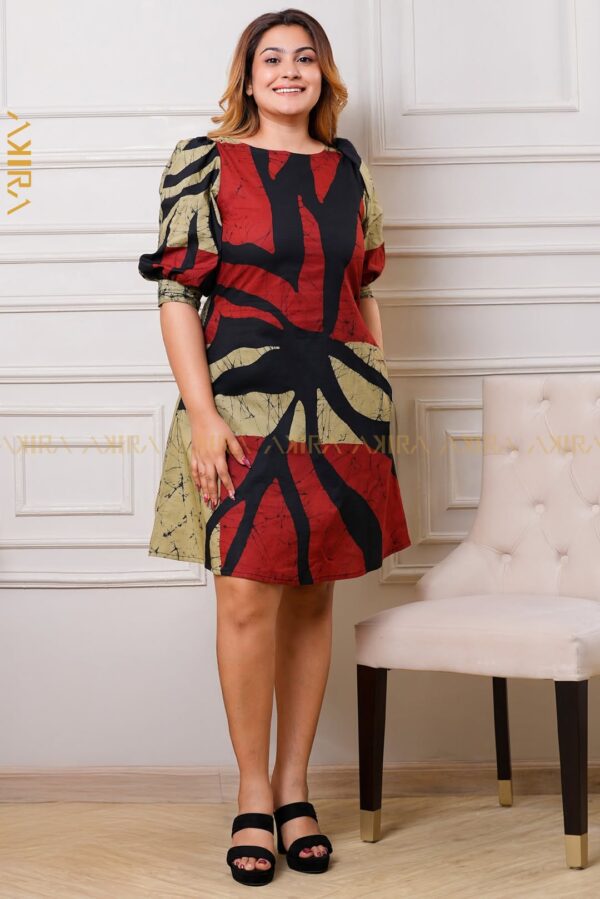 Stella batik designer dress