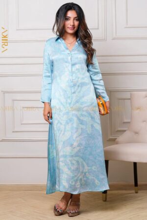 Ocenic Flora Silk Party Dress