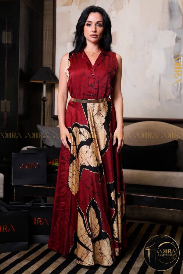 Ivory romance silk dress