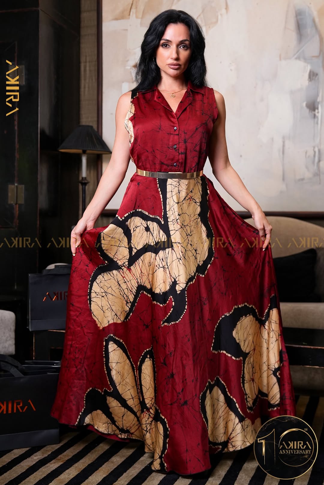 Ivory romance silk dress