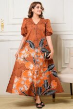 Avana flora batik dress