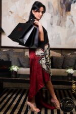 Star whispers silk dress