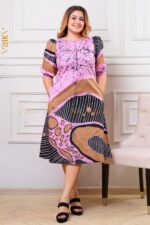 Aziora batik designer dress