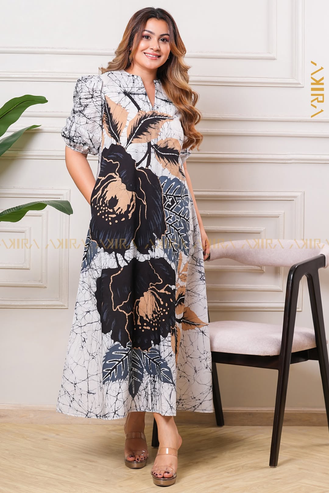 Aviane batik designer dress