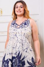 Diana Floral Batik Detail Dress