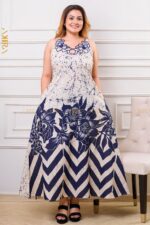 Diana Floral Batik Detail Dress