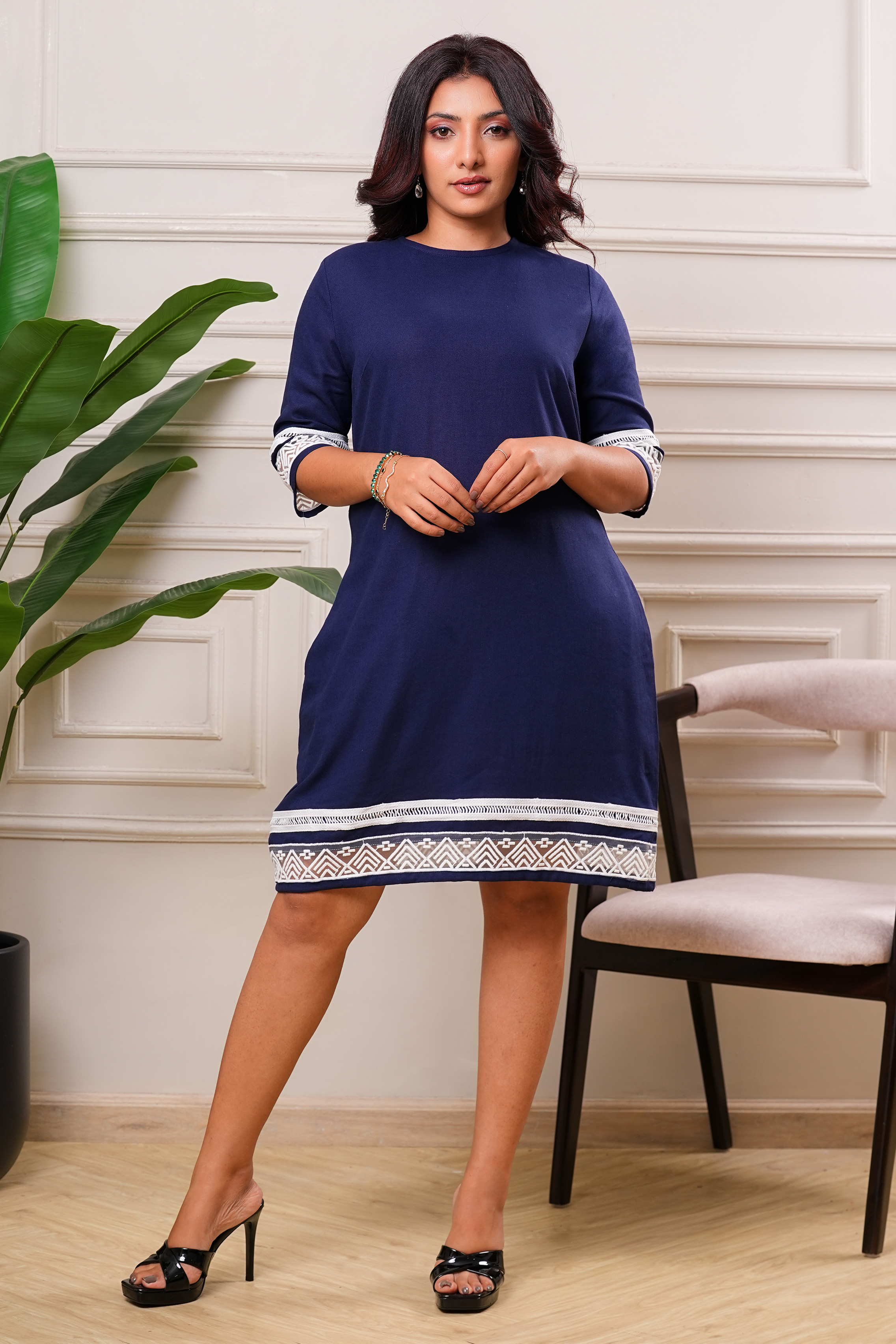 Ocenic Pattern Dress