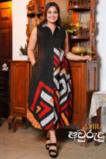 Dazzling twilight batik dress