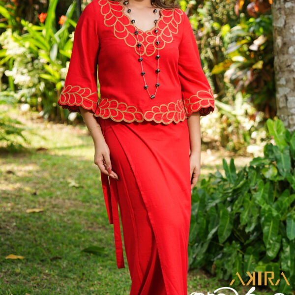 Orchid Royale Top & Lungi