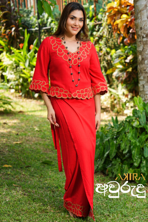 Orchid Royale Top & Lungi