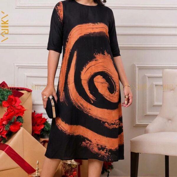 Amyra Exclusive – Silk Party Dress