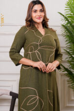 Gardanic linen elegant dress