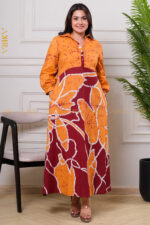 Royal Batik Bloom Dress