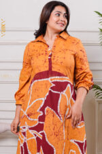 Royal Batik Bloom Dress
