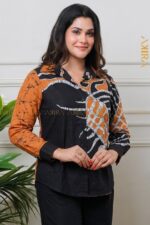 Lily maze batik designer top