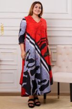 Meadow ember batik dress