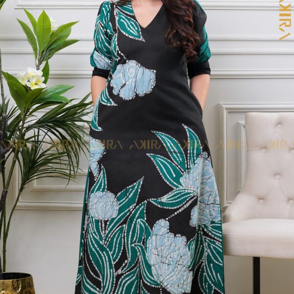 Noralya Floral Batik Dress