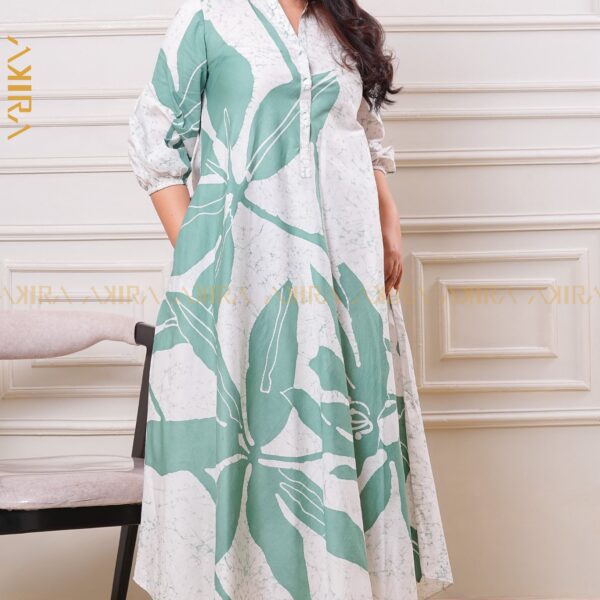 Pale blossom batik dress