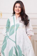 Pale blossom batik dress