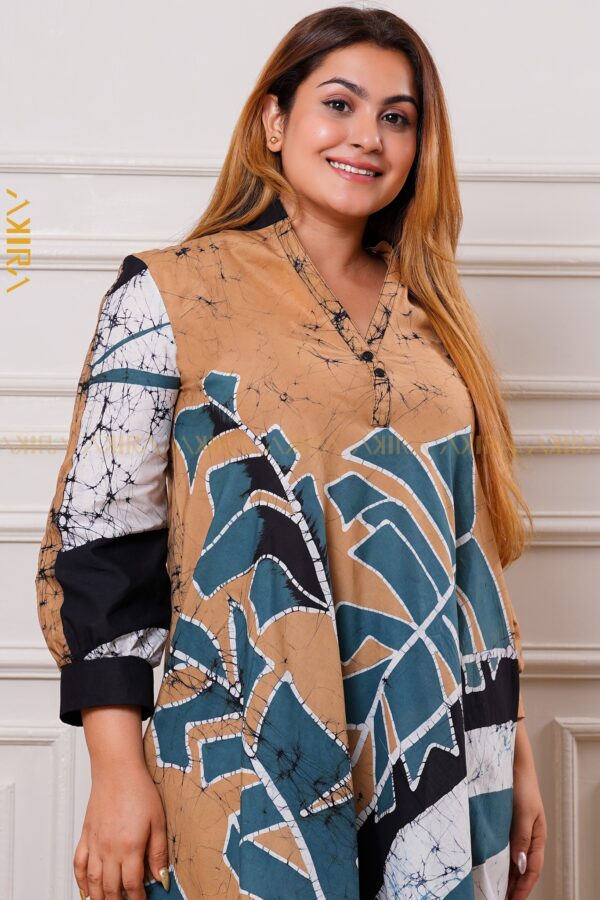 Rustic reverle batik dress