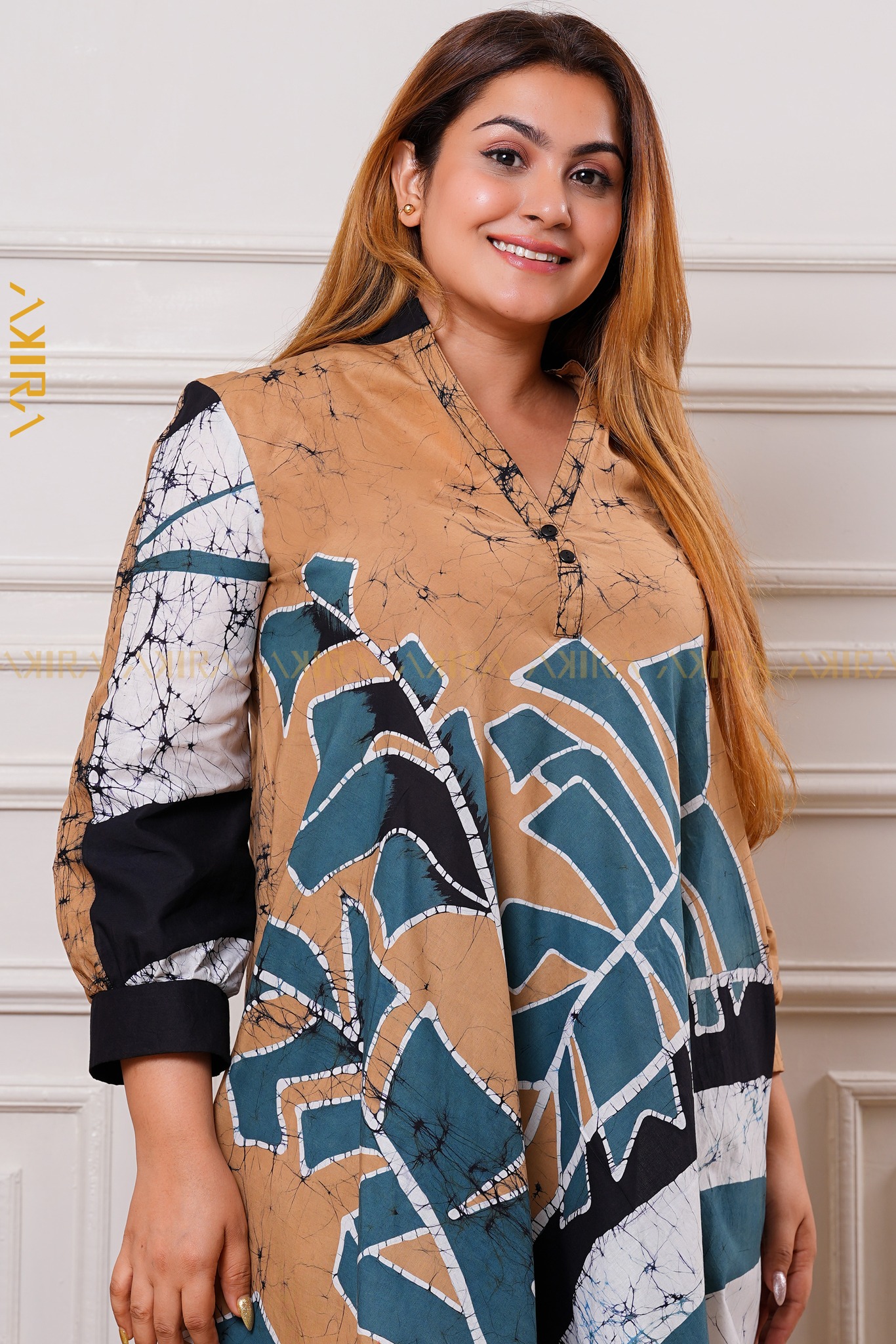 Rustic reverle batik dress 2