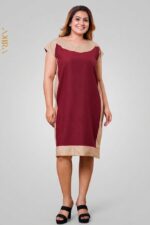 Golden Raw Dress