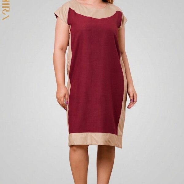 Golden Raw Dress