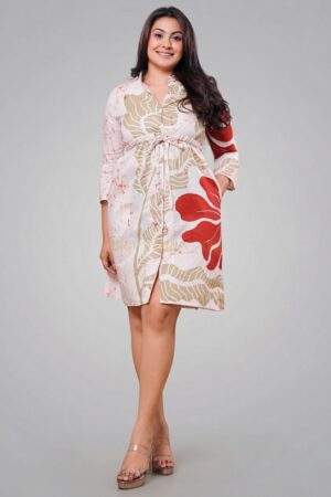 Layla Flora Batik Designer Dress