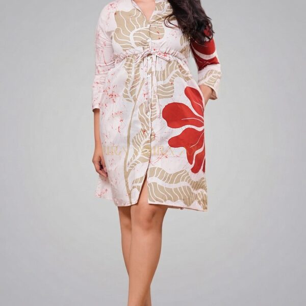 Layla Flora Batik Designer Dress