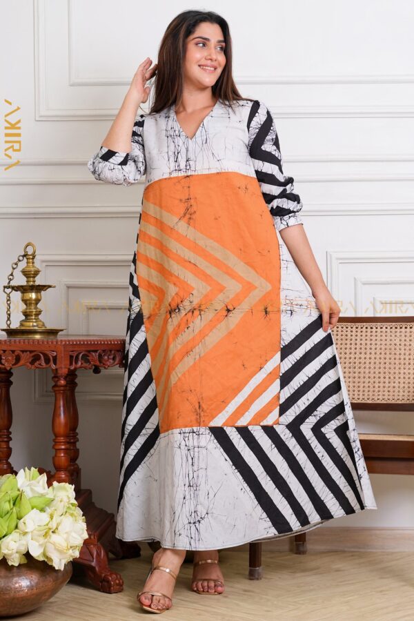 Christina batik designer dress