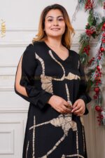 Marigold Designer Silk Party Dress