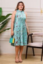 Zayela silk party dress