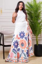 Floral jasmine wrap-round skirt & Elegant liana top