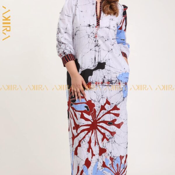 Moonlit Masquerade Batik Dress