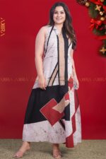 Saffron Batik Designer Dress
