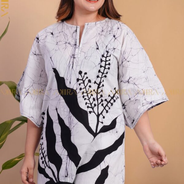 Eliza Batik Poncho Dress