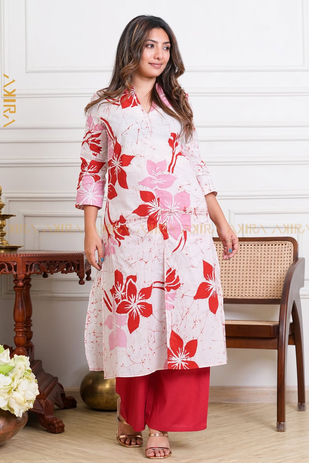 Kayla batik designer kurthi