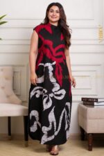 Bree flora batik designer dress