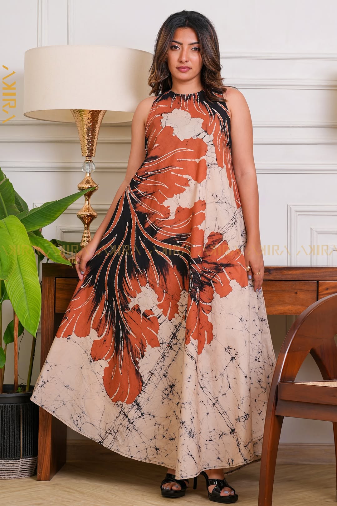 Charm Luxe Batik Designer Dress