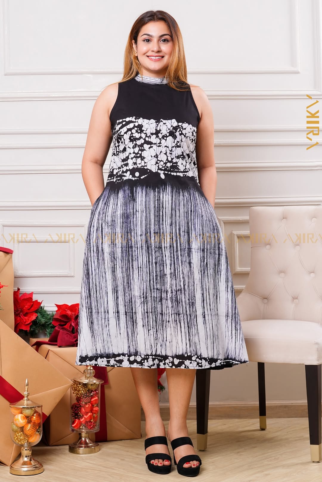 Elyana Modern Batik Dress