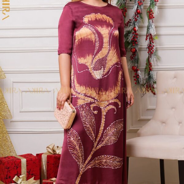 Queen ulyssa silk party dress