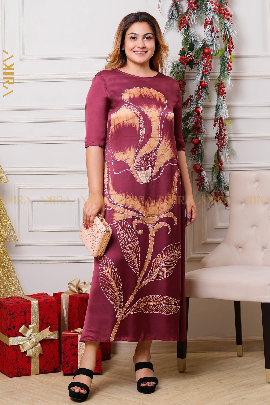 Queen ulyssa silk party dress